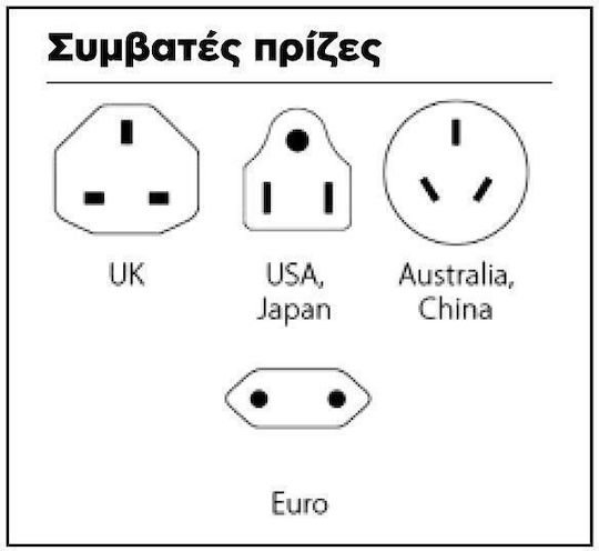 Skross Steckdosenadapter in Universal mit 2 USB-Steckdosen