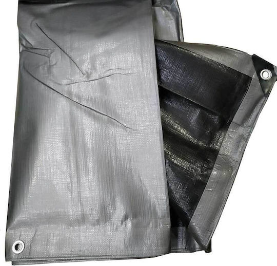 Bradas Waterproof Tarpaulin 200gr/m² 2x3m. Heavy Duty Gray