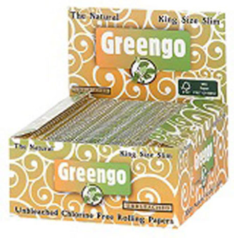 GreenGo Χαρτάκια Στριφτού Τσιγάρου Slim King Size 33 φύλλα 50τμχ