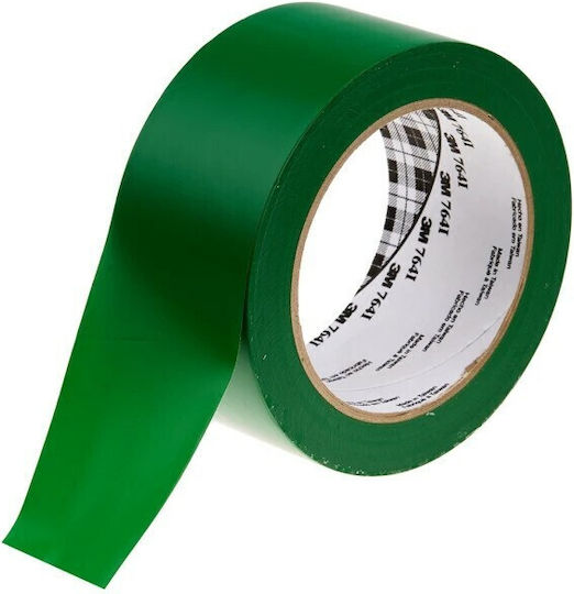 3M 764 Green Marking Tape W5cm x L33m