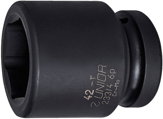 Unior Căpăcel Pneumatic - Pneumatic Hexagonal Priza cu Patrat de Prindere 1" Diametru 1" / 80 1buc