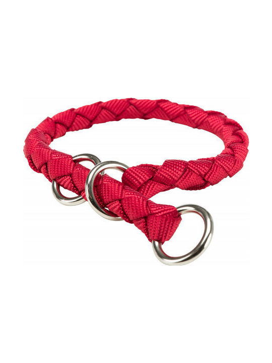 Trixie Cavo Dog Choke Collar Nylon In Red Colour Large 47-55cm/18mm Large