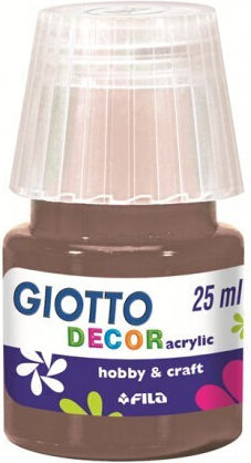 Giotto Decor Matt Ακρυλικό Χρώμα Ζωγραφικής Καφέ 25ml