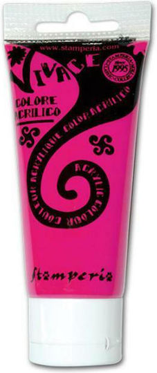 Stamperia Vivace Set Culori Acrilice Pictură în culoarea Fuchsia Roșu Magenta 60ml 1buc