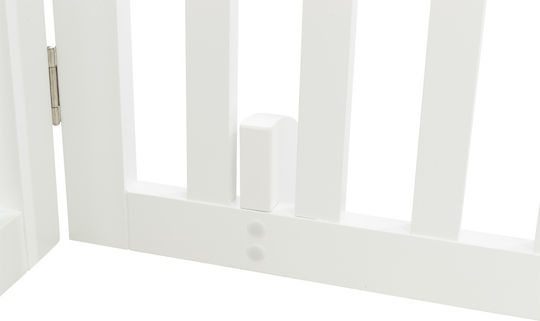 Trixie Dog Barrier Διαχωριστικό Σκύλου 82-124 x 61 cm σε Λευκό Χρώμα 124 x 61 x 61εκ.