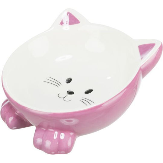 Trixie Ceramic Keramik Platte Futter & Wasser für Hund & Katze 150ml 14cm (Verschiedene Farben)