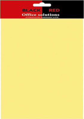 Black Red Post-it Notes Pad Cube Yellow 5.1x7.6cm