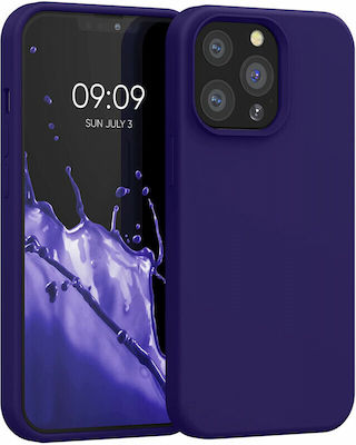 KWmobile Rubberized Back Cover Σιλικόνης Ανθεκτικό Μπλε (iPhone 13 Pro)