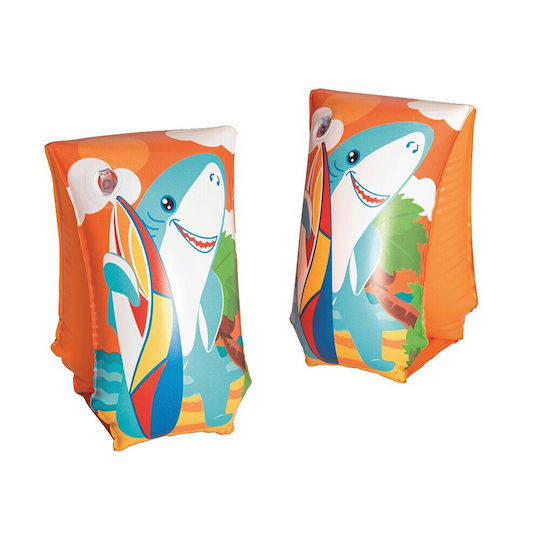 Bestway Swimming Armbands from Vinyl 5-12 years 30x15cm. Shark
