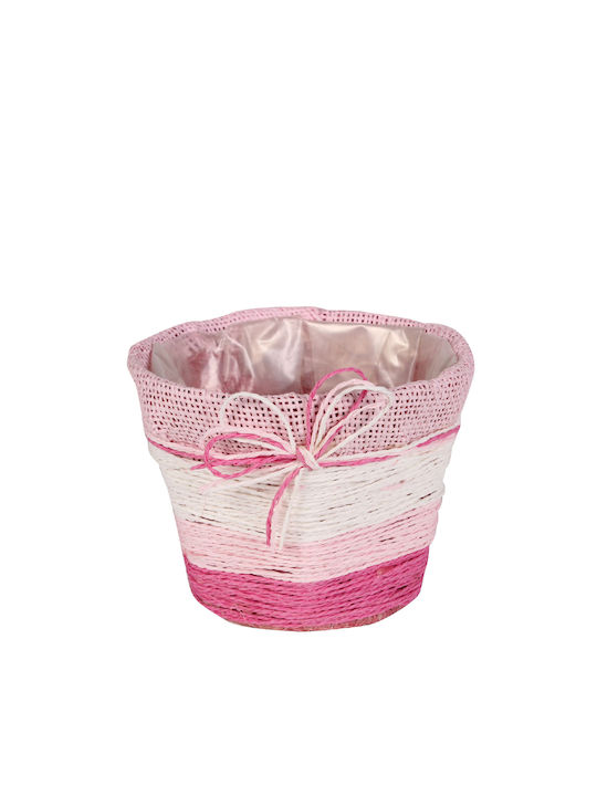 Keskor Planter Fabric Orange 14.5x14.5x11cm.