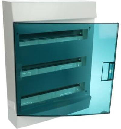 Abb Mistral Fuse Box Wall Mounted, 3 Rows P382xH507xD120mm