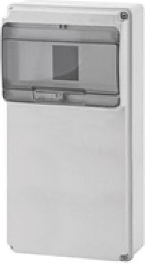 CP6005 Wall mounted 6-Elements Fuse Box with 1 Row 03.044.0055