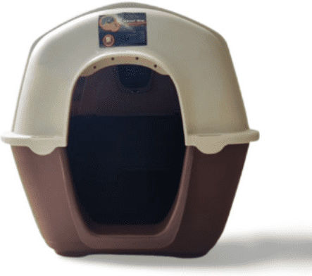 Pet Camelot Dog Kennel Σπιτάκι Σκύλου Πλαστικό Εξωτερικού Χώρου Καφέ 60x89x60cm
