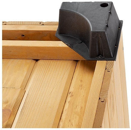 Ferplast Baita Dog House Wooden Outdoor Brown 122x79x78cm