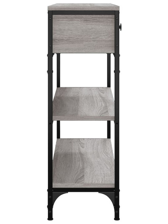 Console Table Wood & Metal Grey Sonoma L72.5xW25xH75cm