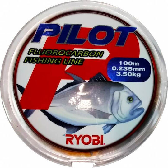Ryobi Πετονιά Ψαρέματος Fluorocarbon 100m / 0.53mm