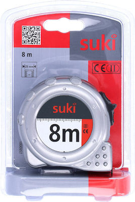 Suki Μέτρο Ρολό 8m Tape Measure 25mm x 8m