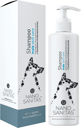 Nanosanitas Male Skin Care Σαμπουάν Σκύλου με Μαλακτικό Δερματολογικό 250ml