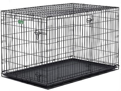 Dog Wire Crate with 2 Doors Exhibition Blue 93x57.5x65cm