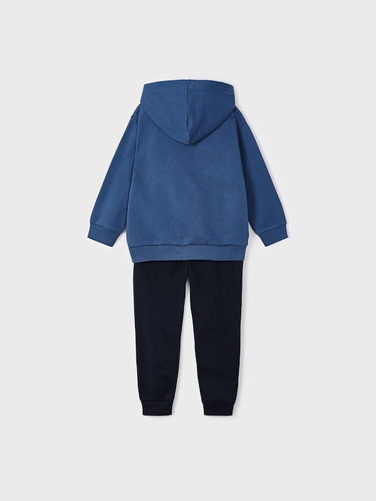 Mayoral Kids Sweatpants Set Blue 2pcs