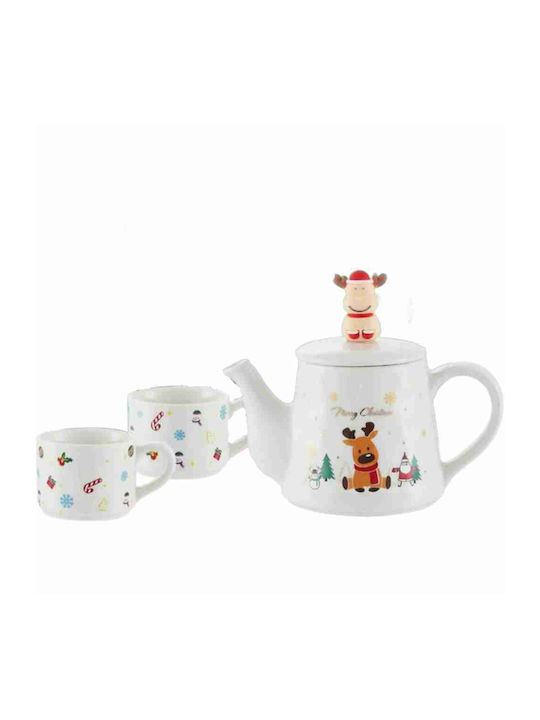 Etoile Christmas Mug Ceramic White 1pcs