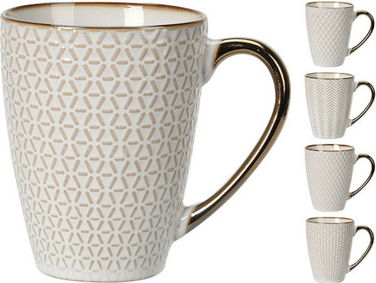 JK Home Decoration Weihnachtliche Becher Porzellan Weihnachtlich Becher Porzellan L9xB9xH12xD9cm. (Μiverse Designs)
