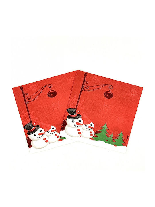 Etoile Set de șervețele de Crăciun de unică folosință L33xW33cm. 20buc