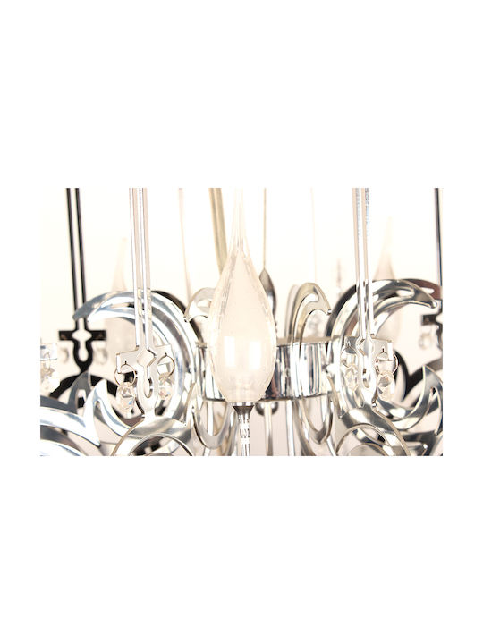 Keskor Chandelier Candlestick 15xG4 Silver 1238-15