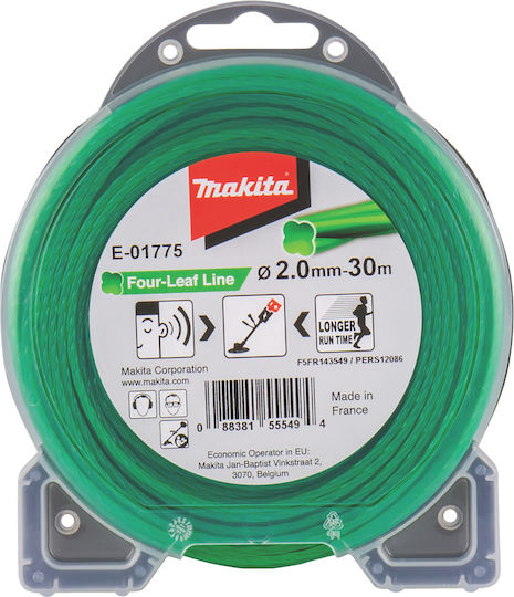 Makita E-01775 Μεσινέζα Στρογγυλή Μήκους 30m και Πάχους 2mm