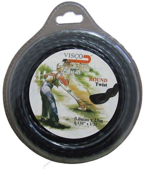 Visco Parts Round Twist Brush Cutter Trimmer Line 3.3mm 41m Brush Cutter Trimmer Line Round Length 41m And Thickness 3.3mm