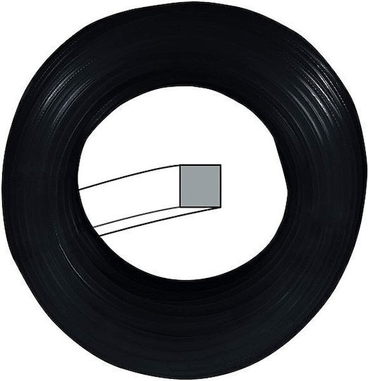 Einhell Fir de tăiere 2.4mm x 15mm Linie pentru tăierea ierbii Pătrată De lungime 15m și de grosime 2.4mm