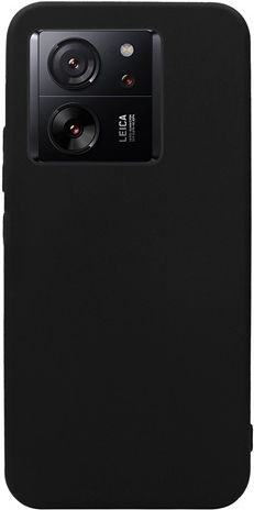 Vivid Set Umschlag Rückseite Silikon Set mit Glas Schwarz (Xiaomi 13T / 13T ProXiaomi 13T / 13T Pro)