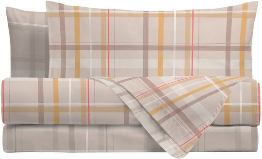 Amo La Casa Damien Σετ King Size 4τμχ 240x290εκ. με Λάστιχο Λιλά Amo La Casa Damien Σετ King Size 4τμχ 240x290εκ. με Λάστιχο Λιλά