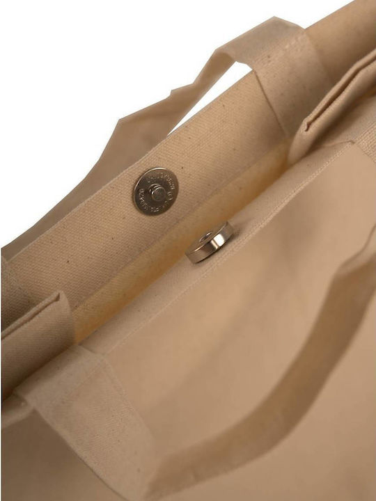 Ubag Siena Βαμβακερή Τσάντα για Ψώνια Natural