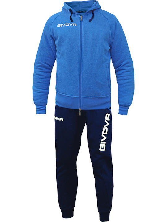 Tuta King Football Tracksuit with Elastic Blue