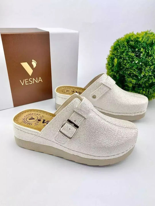 Vesna Women's Anatomic Clogs White