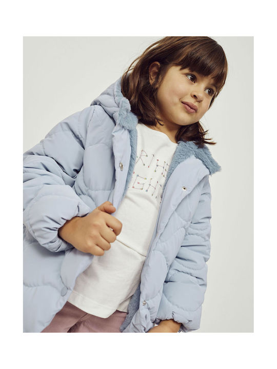 Zippy Kids Coat with Lining & Hood Blue