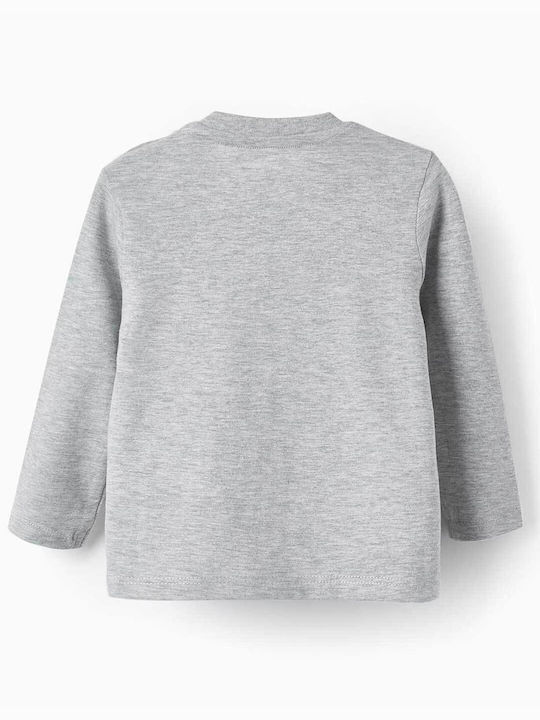 Zippy Kids Blouse Long Sleeve grey