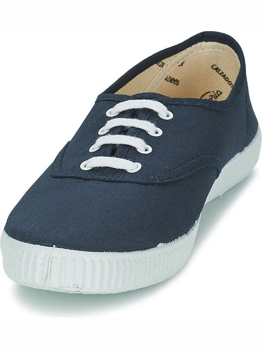 Inglesa Lona Damen Sneakers Blau