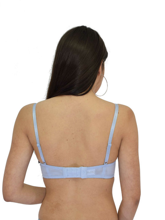Balconette Balconette Bra with Light Padding Light Blue