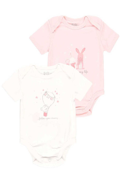 Boboli Baby Bodysuit Underwear Set Rose