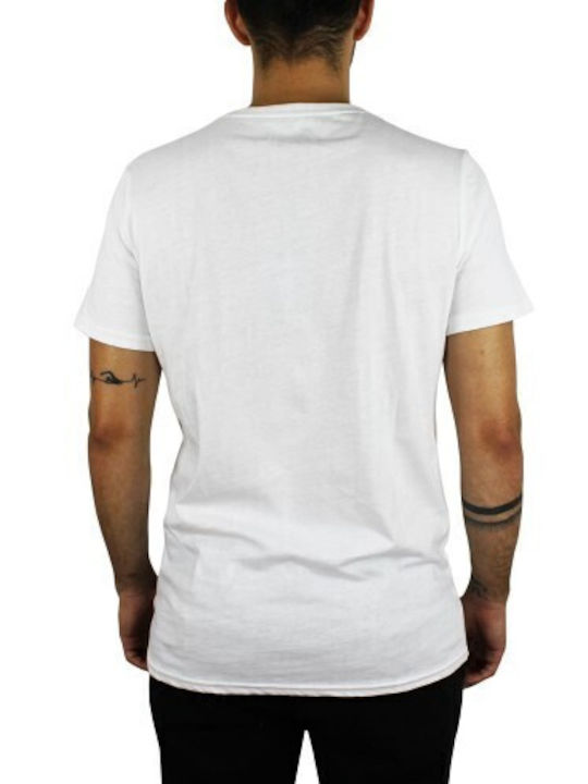 Drunknmunky Herren T-Shirt Kurzarm White/Grey/Dark Grey.