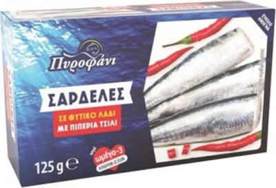 Πυροφάνι Sardines 125gr