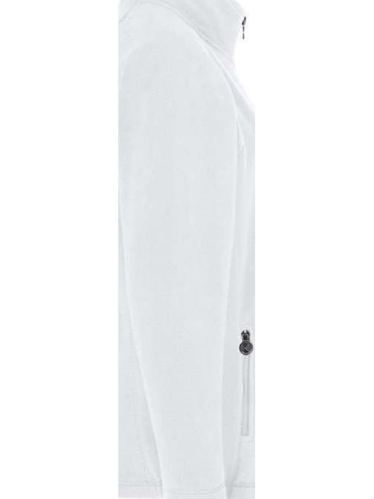 Fleece Damen Jacke White