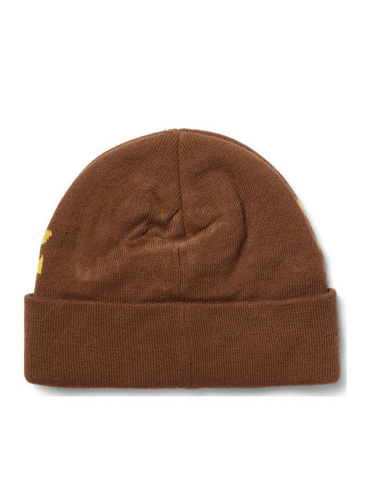 Wolverine Beanie Unisex Beanie Knitted in Brown color