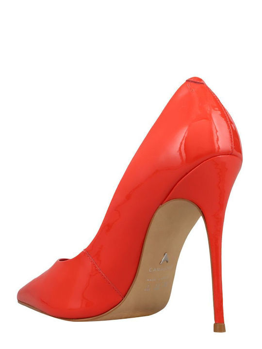 Leder Pumps Rot