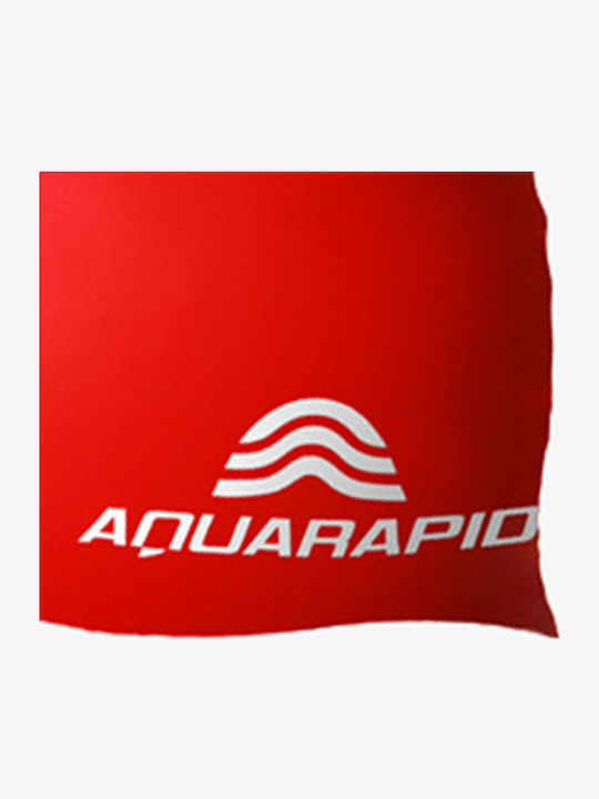 Aquarapid Silicone Adults Swimming Cap Red