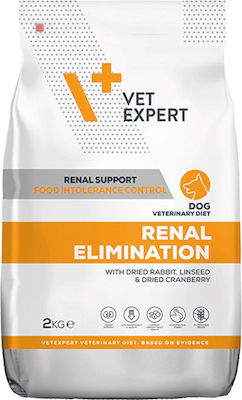 VetExpert Renal Elimination 2kg Hrană Uscată fără Gluten pentru Cățeluși cu Orez