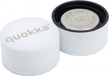 Quokka STEEL Ποτήρι Θερμός Ανοξείδωτο BPA Free 510ml Λευκό