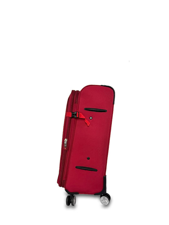Large Nylon Suitcase Crete Red